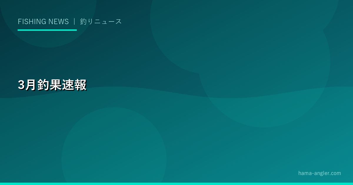 2027年3月の浜名湖・遠州灘釣果速報｜春の開幕！クロダイ乗っ込み・キス・シーバス開幕戦