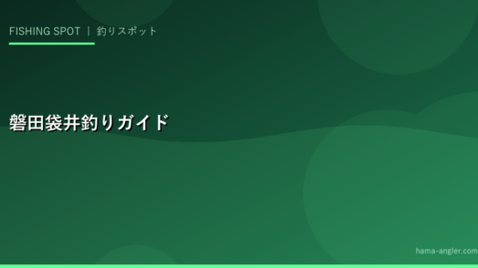 遠州灘西部・磐田・袋井エリア釣りガイド｜竜洋・白羽・福田漁港のポイント完全解説