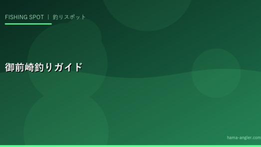 御前崎・菊川・掛川エリア釣りガイド｜遠州灘南東部の磯・サーフ・河川釣りポイント完全解説