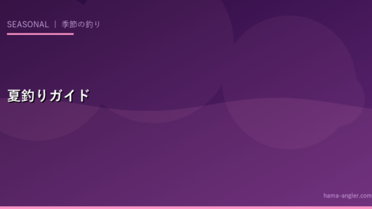 真夏の釣り完全ガイド（7〜8月）｜遠州灘・浜名湖の夏ターゲットと猛暑対策・ナイトフィッシング攻略
