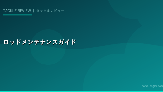 釣り竿（ロッド）メンテナンス・保管完全ガイド｜洗い方・ガイド修理・ケース保管・長持ちのコツ