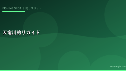 天竜川河口・遠州灘東部釣りガイド｜浜松市東部〜磐田エリアの隠れた名釣りスポット完全攻略