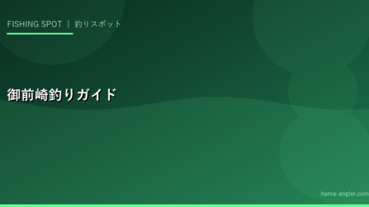 御前崎港・御前崎周辺釣り完全ガイド｜静岡最南端の最高のポイントでアオリイカ・ショアジギングを攻略