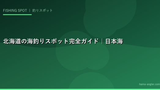 北海道の海釣りスポット完全ガイド｜日本海・オホーツク・太平洋で狙える魚と絶景の釣り場を徹底解説