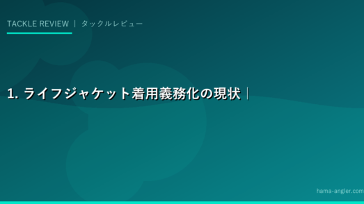 1. ライフジャケット着用義務化の現状｜どこで必須か？法律と罰則
