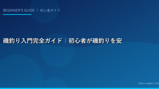 磯釣り入門完全ガイド｜初心者が磯釣りを安全に楽しむための装備・磯の選び方・フカセ・ウキ釣りの基本を徹底解説