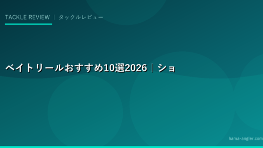 ベイトリールおすすめ10選2026｜ショアジギング・タイラバ・チニング向け番手別・用途別完全比較ガイド