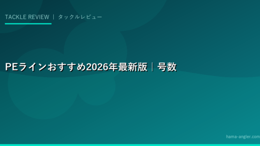 PEラインおすすめ2026年最新版｜号数・用途・ブランド別徹底比較10選
