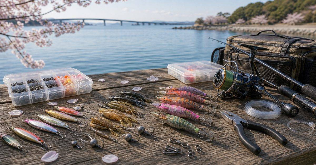 4月の浜名湖と遠州灘を想定した春の海釣り道具