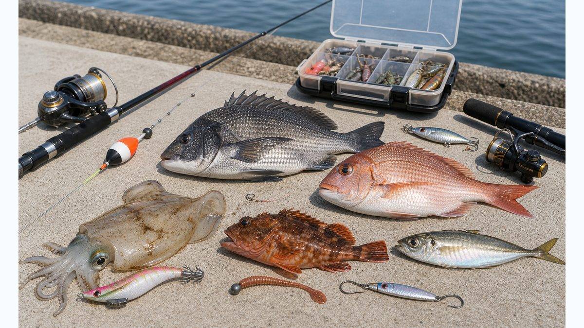 4月のターゲット魚種ランキング——春に狙うべき魚たちの要点をまとめた釣り攻略インフォグラフィック