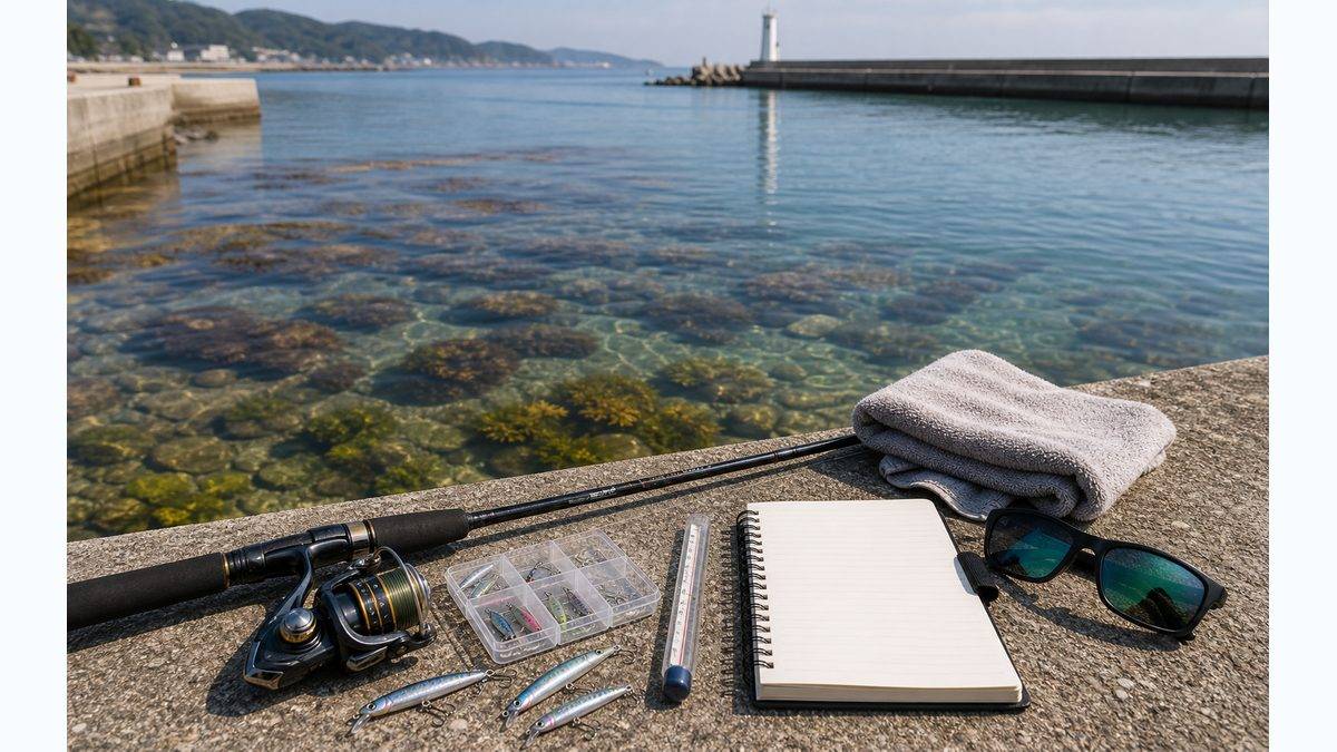 4月の海の環境：水温と気候の変化の要点をまとめた釣り攻略インフォグラフィック