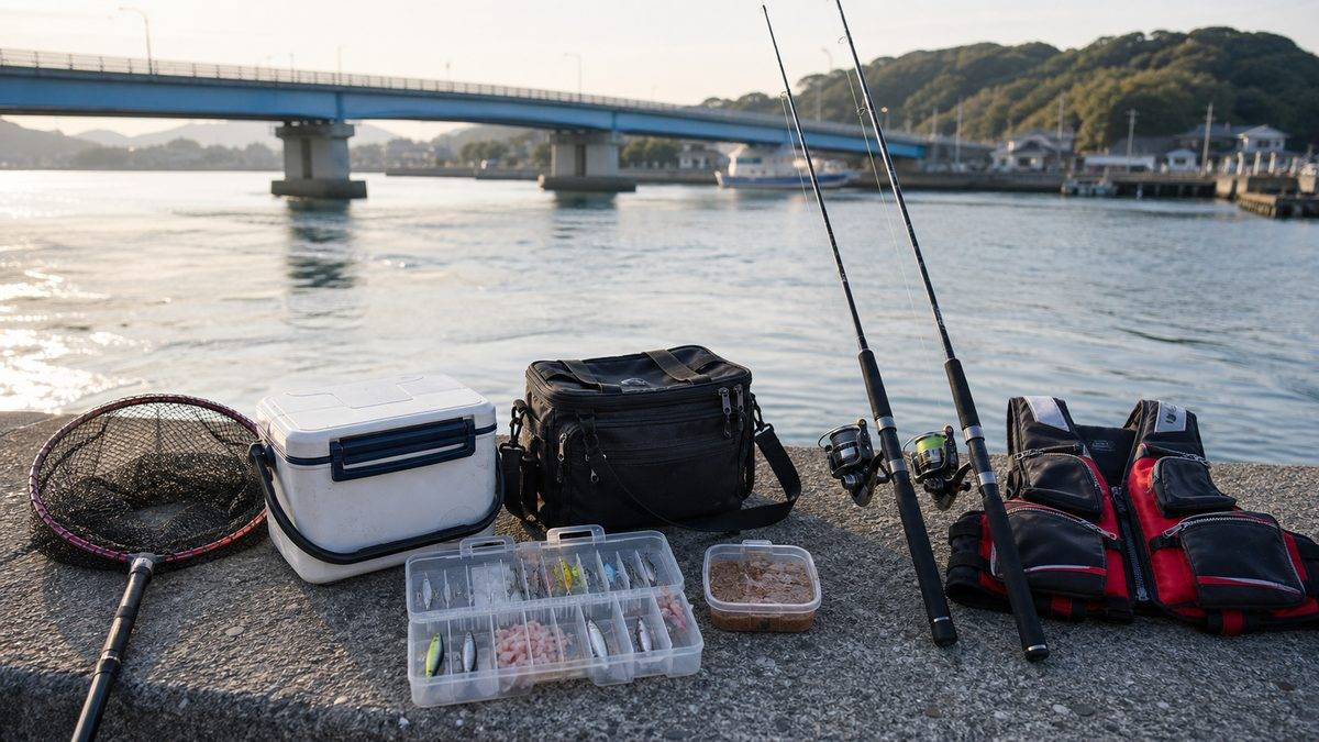 新居・舞阪・弁天島の釣り完全ガイド｜浜名湖南部・今切口の釣り場を全網羅の要点をまとめた釣り攻略インフォグラフィック