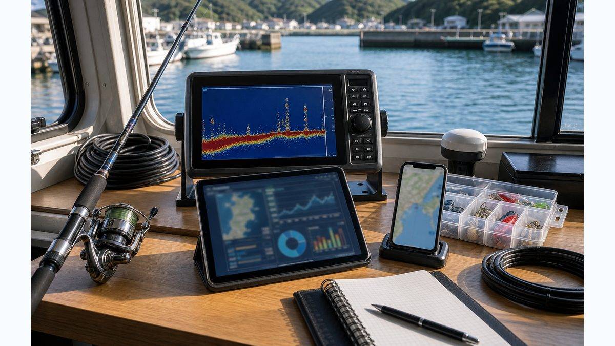 釣り業界のDX化：AIフィッシングの現在地の要点をまとめた釣り攻略インフォグラフィック