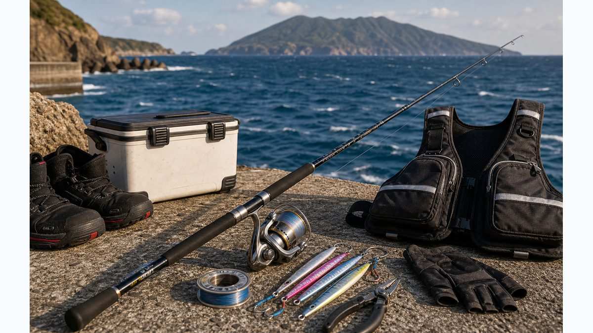 八丈島の釣り｜黒潮の本流が来る最強の磯釣りフィールドの要点をまとめた釣り攻略インフォグラフィック