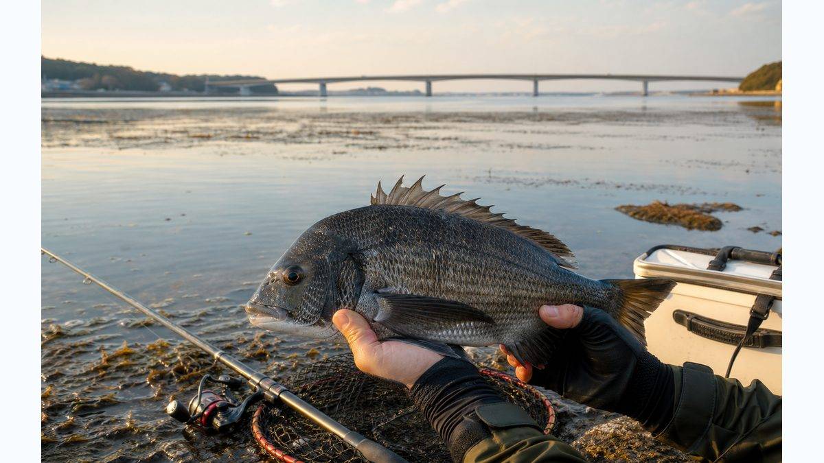 3月の浜名湖はクロダイ乗っ込みの好機！2026年の最新情報の要点をまとめた釣り攻略インフォグラフィック