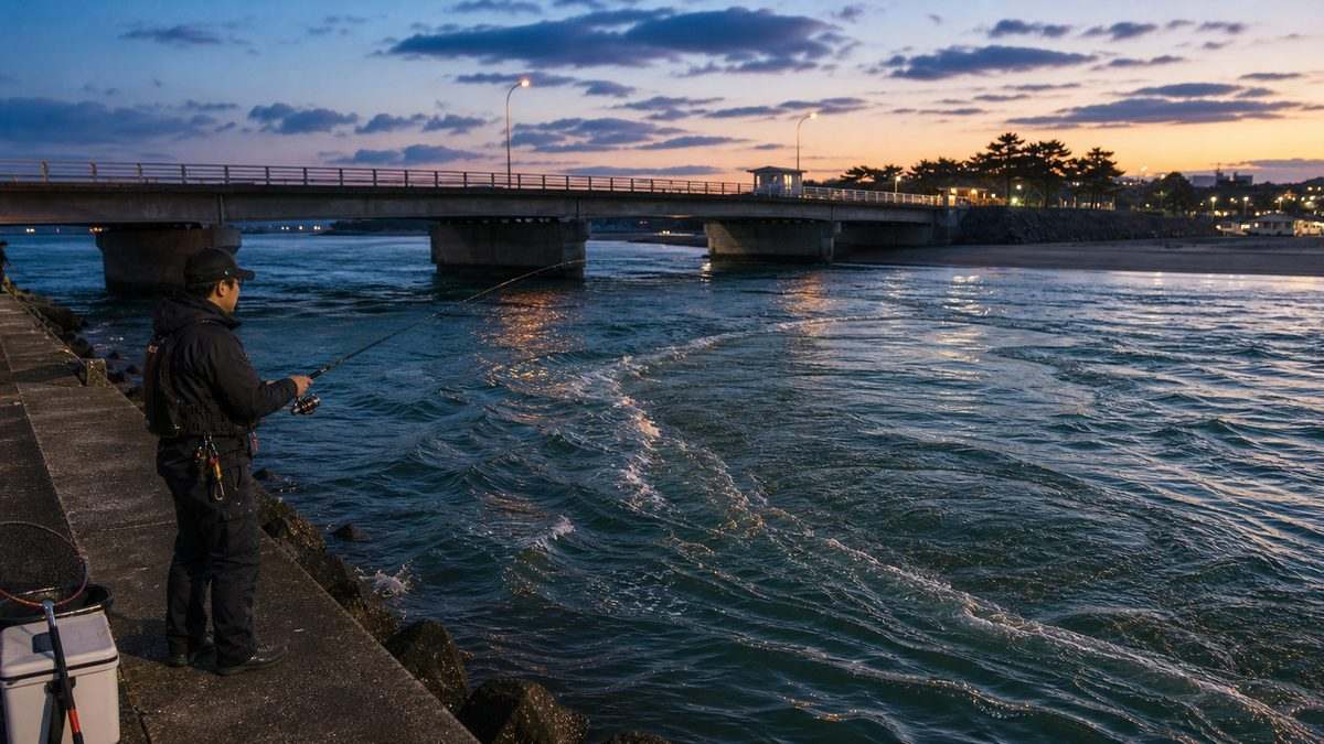 浜名湖のシーバスを知る——なぜ今切口が聖地なのかの要点をまとめた釣り攻略インフォグラフィック