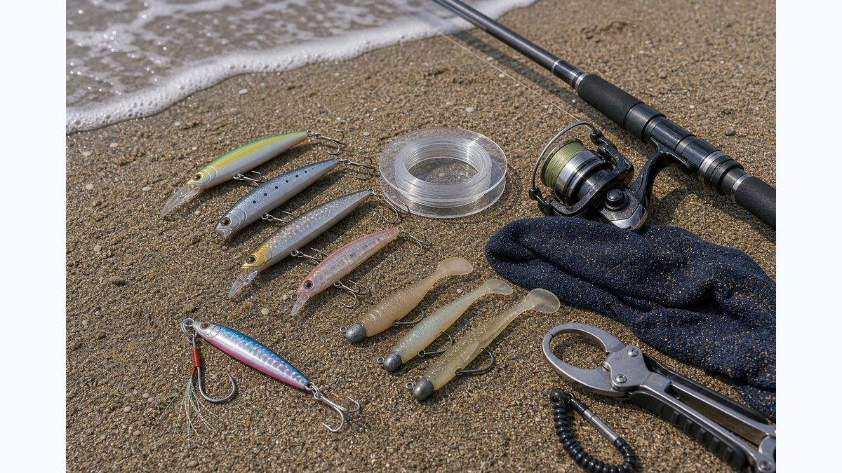 ルアー選びと使い分け——状況に応じた4つの武器の要点をまとめた釣り攻略インフォグラフィック
