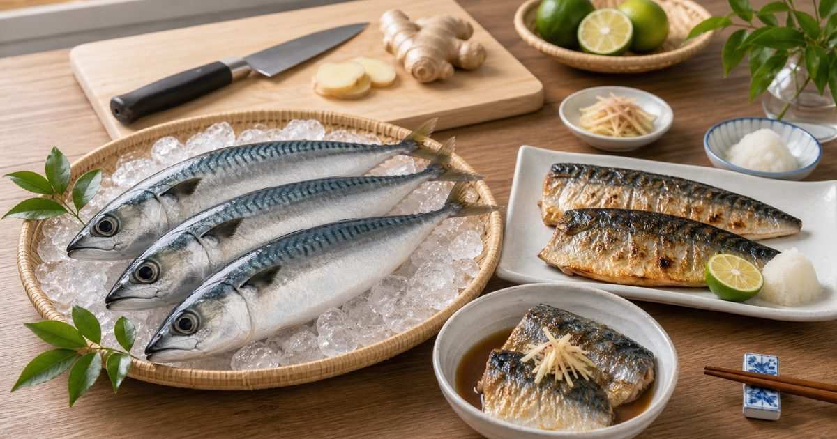 釣ったサバをおいしく持ち帰り料理するイメージ