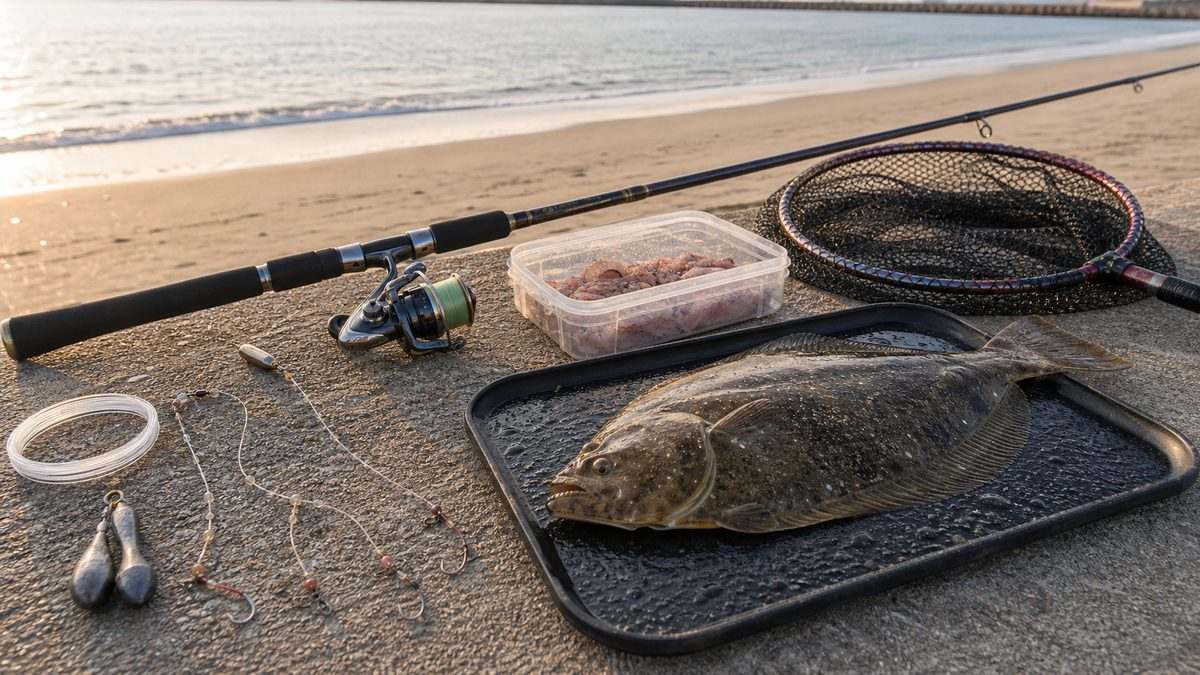 2,幻との対峙!マツカワ釣りの仕掛けについての要点をまとめた釣り攻略インフォグラフィック