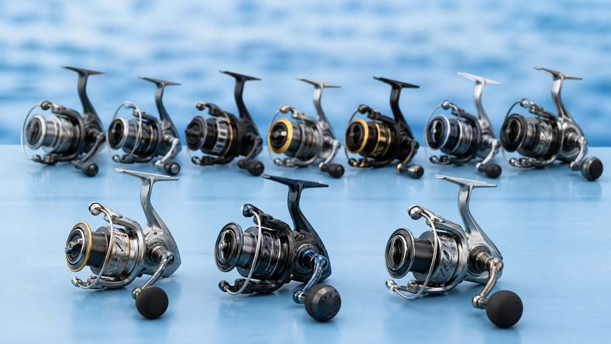 磯カゴ釣り向けの無銘スピニングリール10台のラインアップ