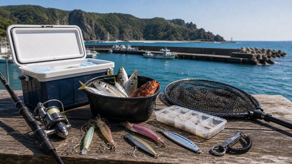 伊豆半島で釣れる魚種と年間カレンダーの要点をまとめた釣り攻略インフォグラフィック