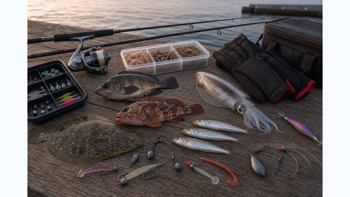 1月に狙うべきターゲット魚種ランキングTOP8の要点をまとめた釣り攻略インフォグラフィック
