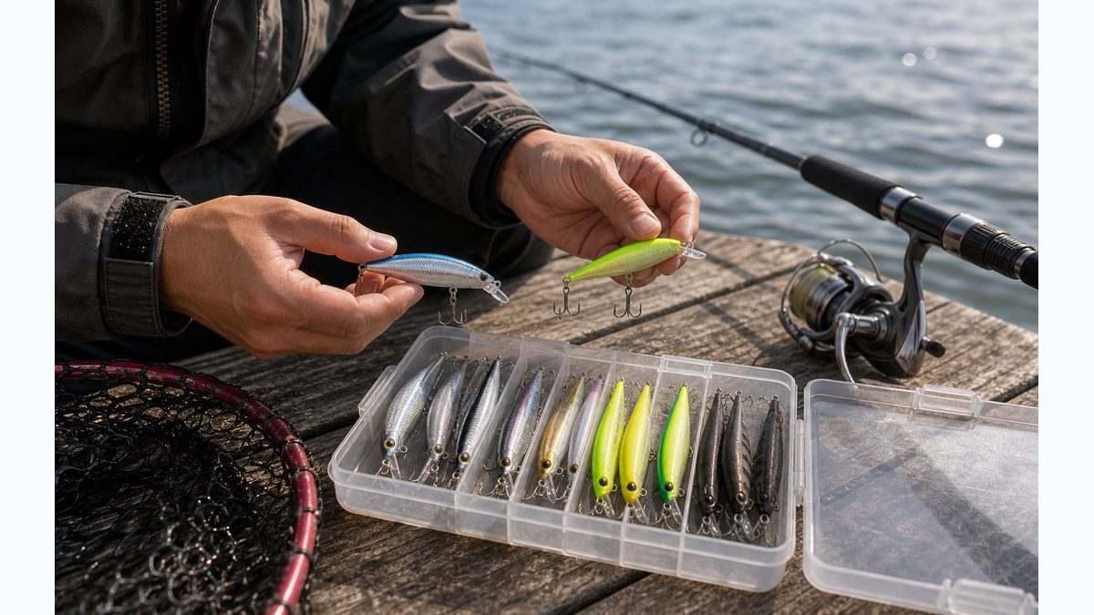 プロが実践する「カラーローテーション」の方法の要点をまとめた釣り攻略インフォグラフィック