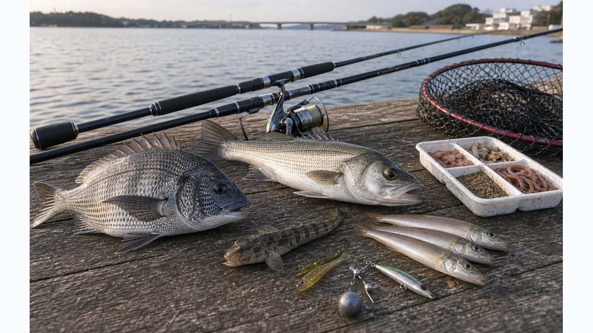 季節別おすすめターゲットの要点をまとめた釣り攻略インフォグラフィック