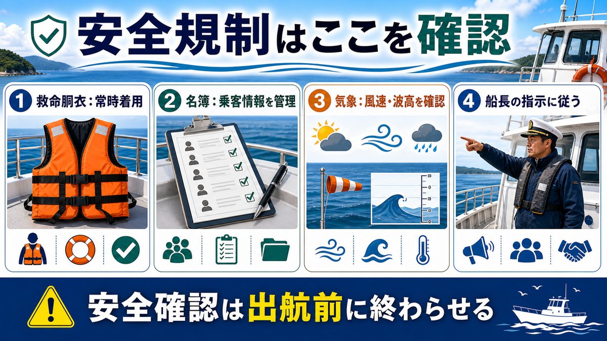 3. 安全規制の最新動向｜2024〜2025年に強化された項目の要点をまとめた釣り攻略インフォグラフィック