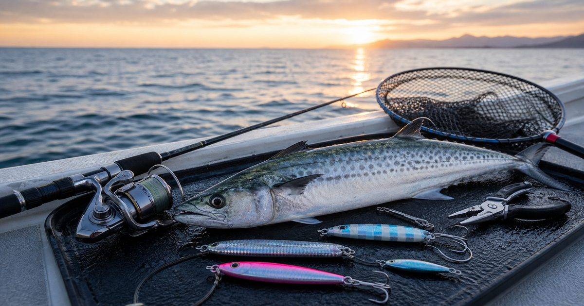 サワラ釣りのルアーと釣果のイメージ