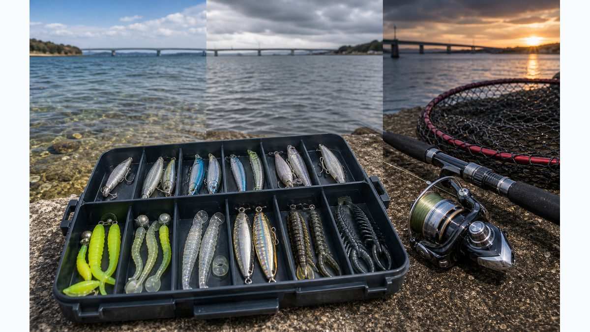 海釣りでのルアーカラー実践ガイド：魚種別おすすめカラーの要点をまとめた釣り攻略インフォグラフィック
