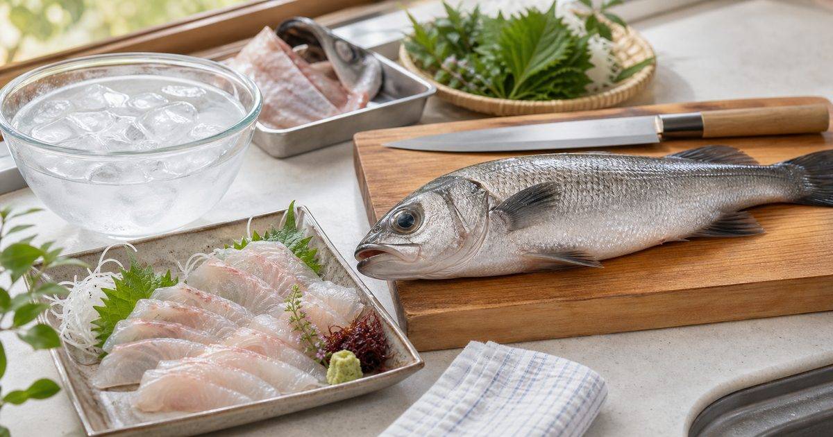 スズキを安全に刺身で楽しむ下処理