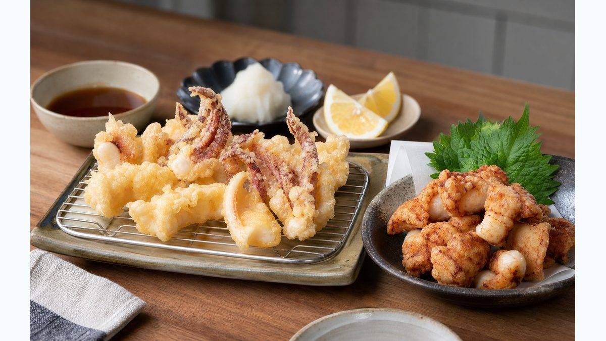 イカの天ぷら・唐揚げレシピ|サクサクジューシーに仕上げるコツの要点をまとめた釣り攻略インフォグラフィック