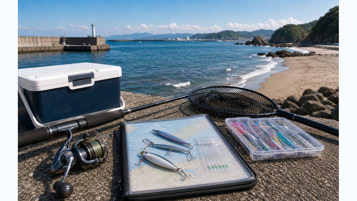 地域別の夏釣り情報の要点をまとめた釣り攻略インフォグラフィック