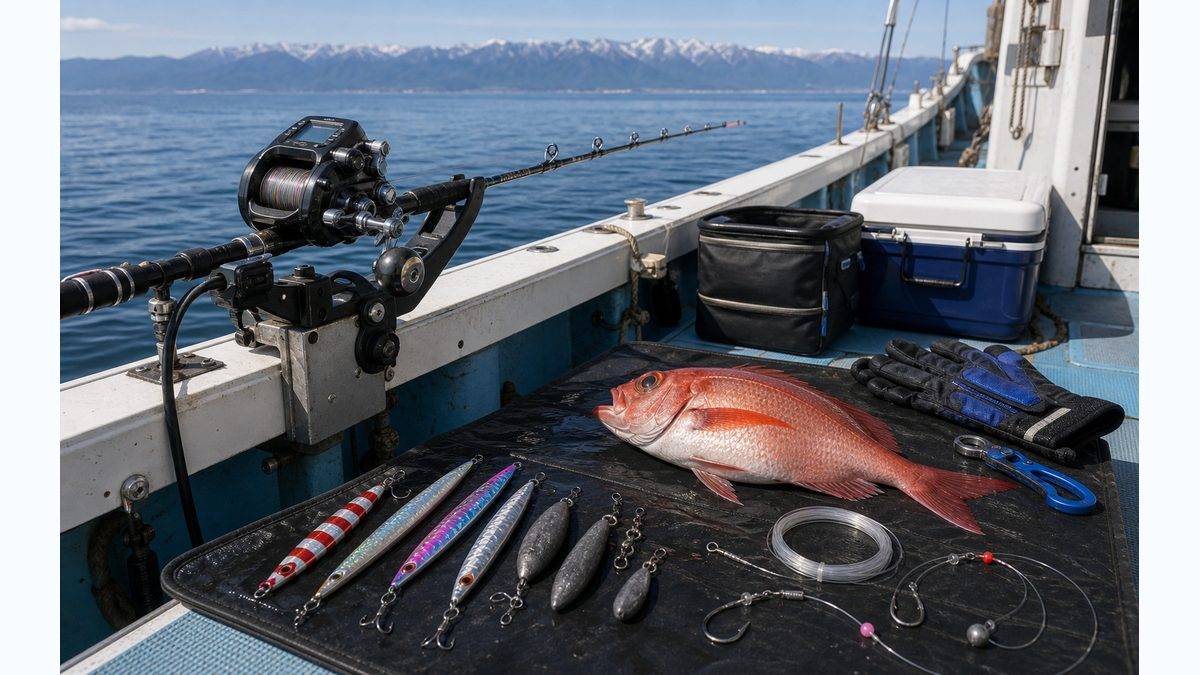 深海釣りの聖地・富山湾――アカムツ・ノドグロ・キアンコウを狙う遊漁船の要点をまとめた釣り攻略インフォグラフィック