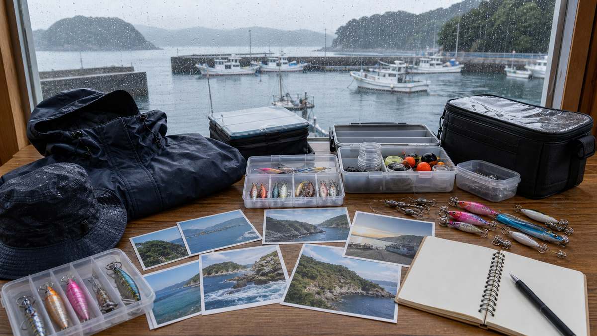 梅雨の海釣りは「狙い目」——なぜ雨の日に大物が釣れるのか:梅雨の地域別シーズンカレンダーの内容を示す釣り写真