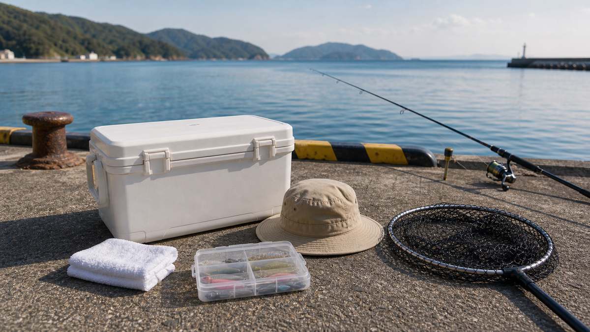 初めて相模湾に釣りに来る人へのアドバイスをイメージした海釣り記事用の写真
