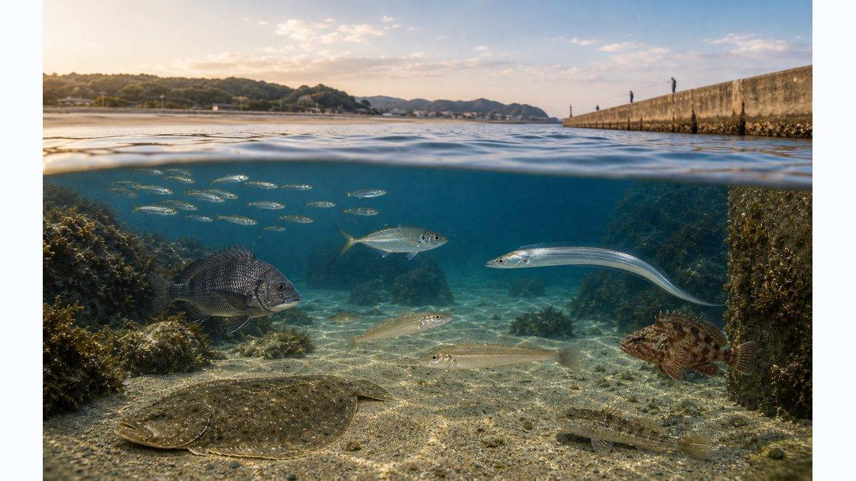季節別ターゲット魚カレンダーの要点をまとめた釣り攻略インフォグラフィック