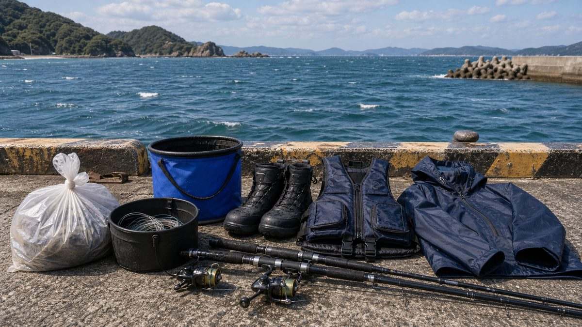 天草釣行の注意点とマナーの要点をまとめた釣り攻略インフォグラフィック