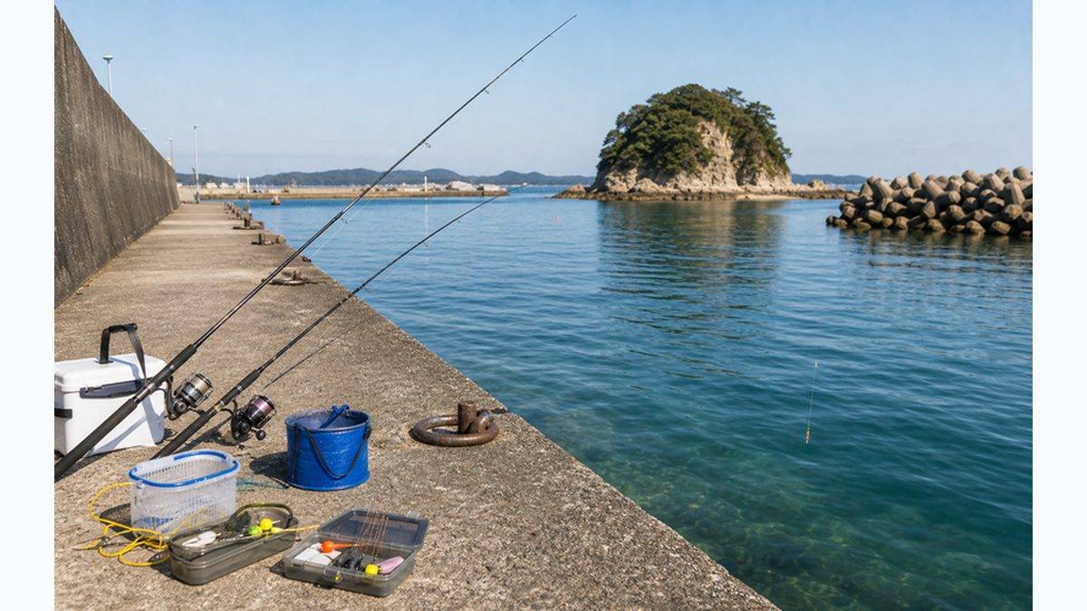 蒲郡エリアの釣りスポット詳細の要点をまとめた釣り攻略インフォグラフィック