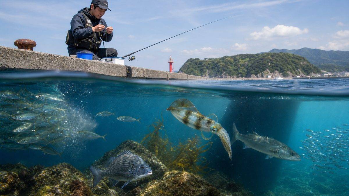 魚種別詳細攻略の要点をまとめた釣り攻略インフォグラフィック