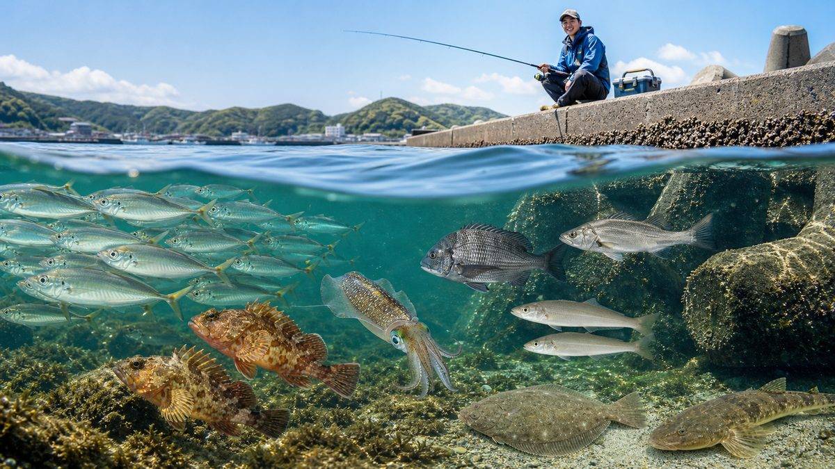 GWターゲット魚種ランキングの要点をまとめた釣り攻略インフォグラフィック