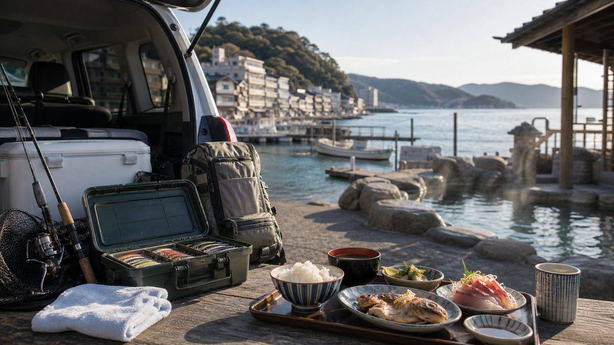 伊豆半島の周辺情報｜釣具店・温泉・食事の解説画像