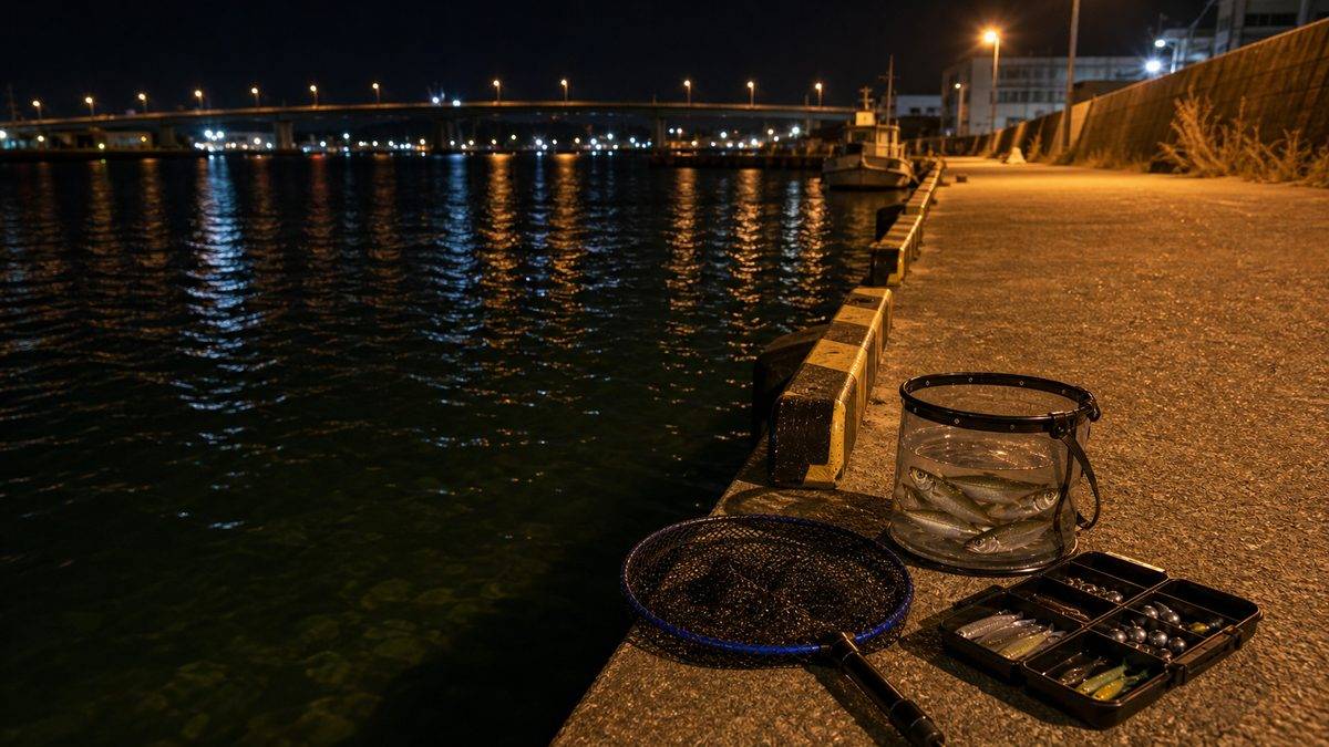 浜名湖でのアジングポイントの要点をまとめた釣り攻略インフォグラフィック