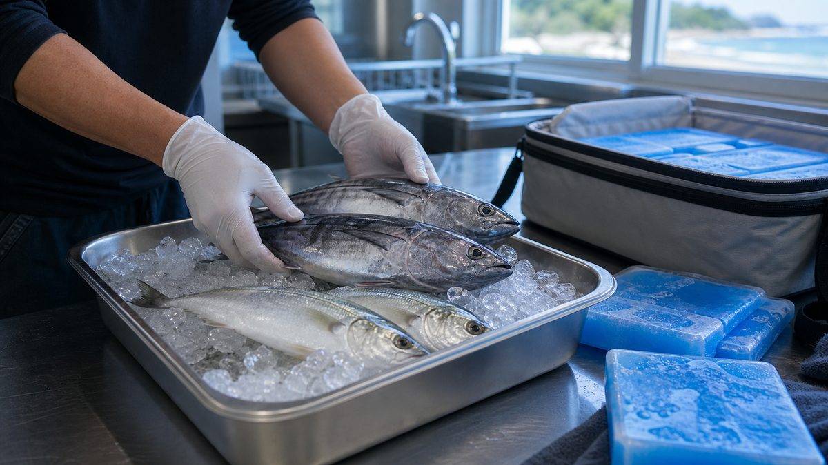 夏の魚は食中毒も他人事じゃない:ヒスタミンに注意の要点をまとめた釣り攻略インフォグラフィック