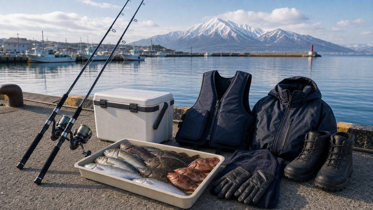 北海道の海釣りを知るための基礎情報の要点をまとめた釣り攻略インフォグラフィック