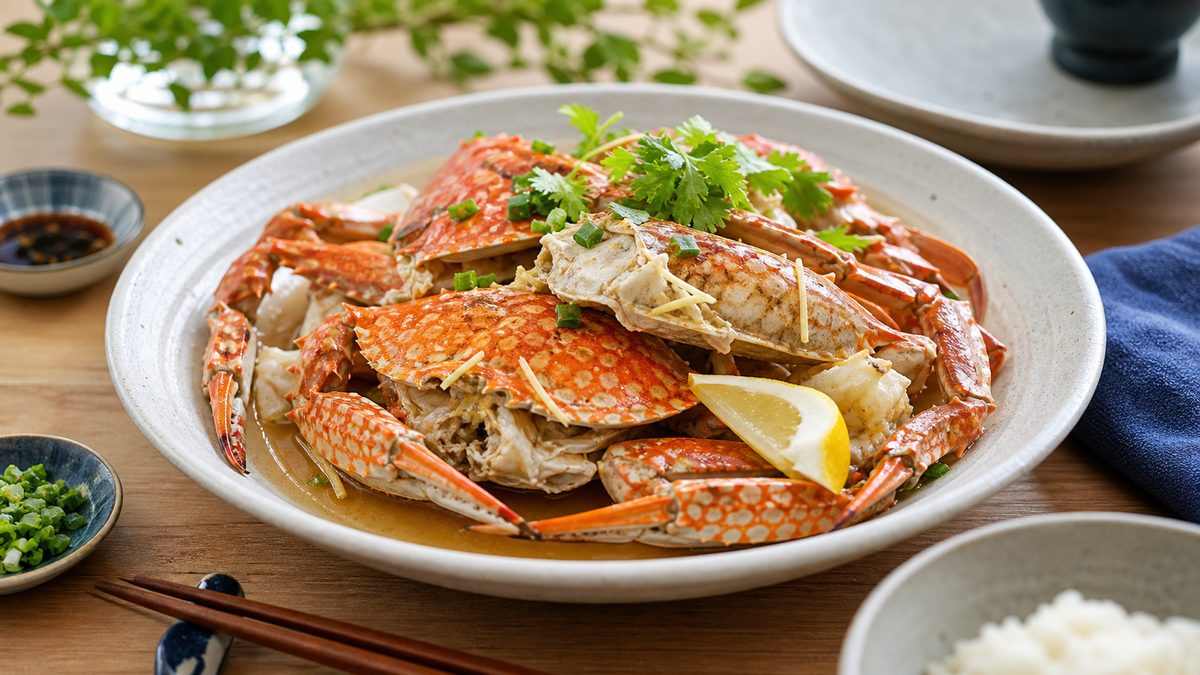 5,ガザミの美味しい一面についての要点をまとめた釣り攻略インフォグラフィック