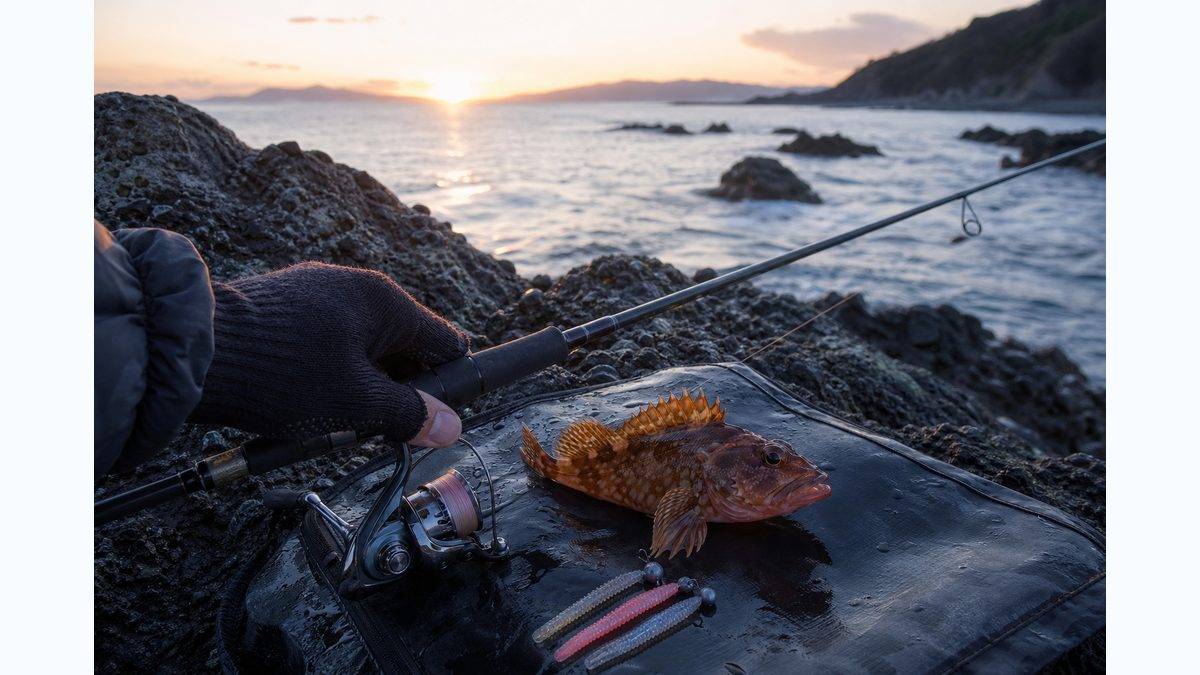 カサゴの季節と釣果――通年狙えるが冬が最高の旬の要点をまとめた釣り攻略インフォグラフィック