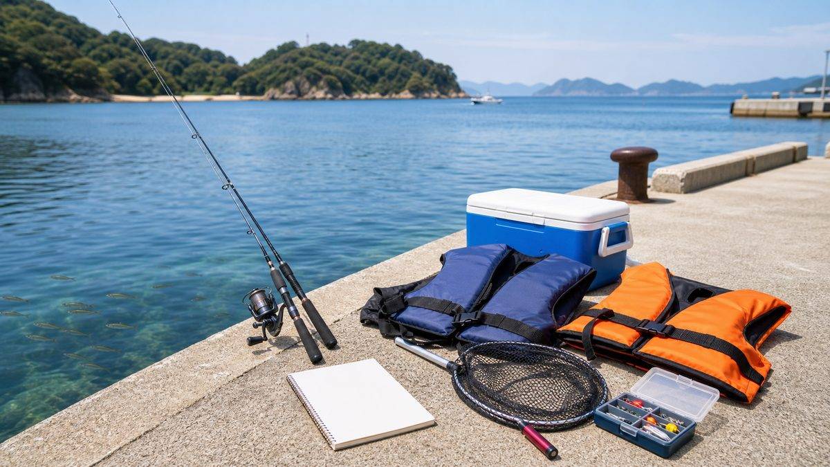 瀬戸内海釣りスポットFAQの要点をまとめた釣り攻略インフォグラフィック