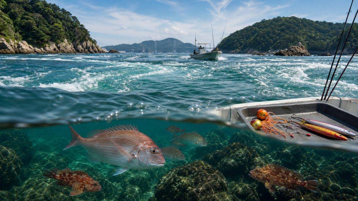 愛媛エリアの釣りスポット——宇和島・双岩・来島海峡の要点をまとめた釣り攻略インフォグラフィック